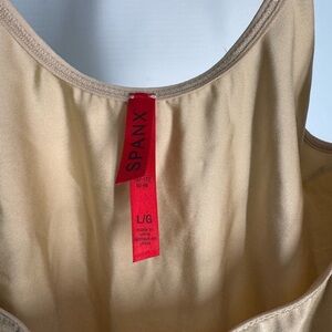 Spanx beige large shapewear tank